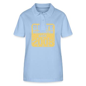 Sister 2008 - Stanley/Stella Women’s Organic Polo Shirt ELLISER - sky blue - Front - Luana (180cm)