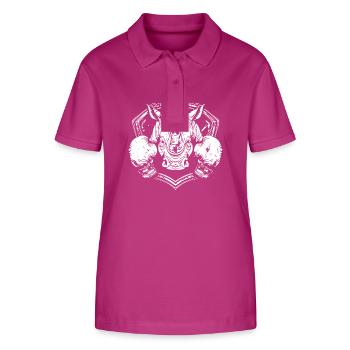 Rhino Boxer Martial Arts MMA - Stanley/Stella Women’s Organic Polo Shirt ELLISER - orchid Flower - Front - Luana (180cm)