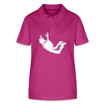 Parachutisme Homme Saut Vol - Polo bio ELLISER Stanley/Stella Femme - mauve orchidée - Devant - Luana (180cm)