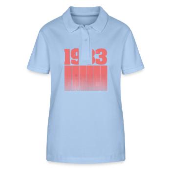 1983 - Stanley/Stella Women’s Organic Polo Shirt ELLISER - sky blue - Front - Luana (180cm)