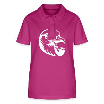 Nordic Seagull Art with Whistle in Cartoon Style - Stanley/Stella Women’s Organic Polo Shirt ELLISER - orchid Flower - Front - Luana (180cm)