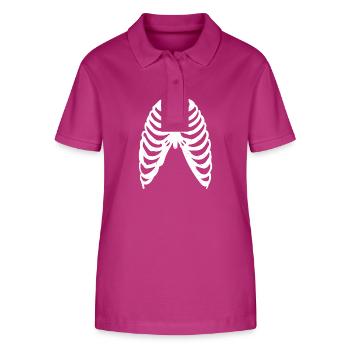 Halloween Bone Chest Geschenk Gruselig Schrecklich - Stanley/Stella Frauen Bio-Poloshirt ELLISER - Orchidee - Vorne - Luana (180cm)