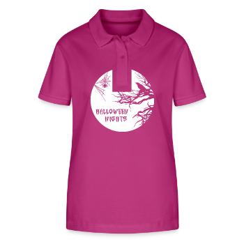 Halloween Night Saying Gift Costume Raven - Stanley/Stella Women’s Organic Polo Shirt ELLISER - orchid Flower - Front - Luana (180cm)