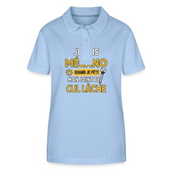 Mechanic - Stanley/Stella Women’s Organic Polo Shirt ELLISER - sky blue - Front - Luana (180cm)