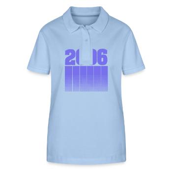 2006 - Stanley/Stella Women’s Organic Polo Shirt ELLISER - sky blue - Front - Luana (180cm)