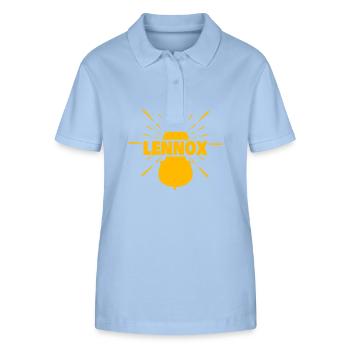 Geschenk für Lennox - Stanley/Stella Frauen Bio-Poloshirt ELLISER - sky Blue - Vorne - Luana (180cm)