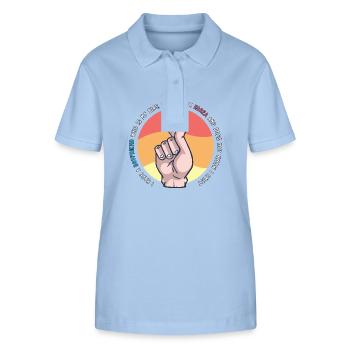 Kpop Idol Fan I Have A Boyfriend K Drama Lover I - Stanley/Stella Frauen Bio-Poloshirt ELLISER - sky Blue - Vorne - Luana (180cm)
