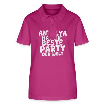 Cadeau pour Antalya - Polo bio ELLISER Stanley/Stella Femme - mauve orchidée - Devant - Luana (180cm)