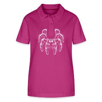 Große haarige Vogelspinne Tarantel - Stanley/Stella Frauen Bio-Poloshirt ELLISER - Orchidee - Vorne - Luana (180cm)