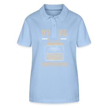 Author - Stanley/Stella Women’s Organic Polo Shirt ELLISER - sky blue - Front - Luana (180cm)