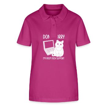 Tech Support - Stanley/Stella Women’s Organic Polo Shirt ELLISER - orchid Flower - Front - Luana (180cm)