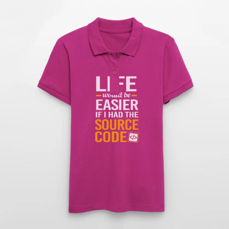 Cybersecurity Cyber Programmer Hacker Stanley/Stella Women’s Organic Polo Shirt ELLISER