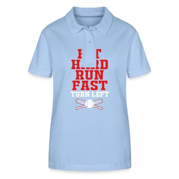 Baseball - Stanley/Stella Women’s Organic Polo Shirt ELLISER - sky blue - Front - Luana (180cm)