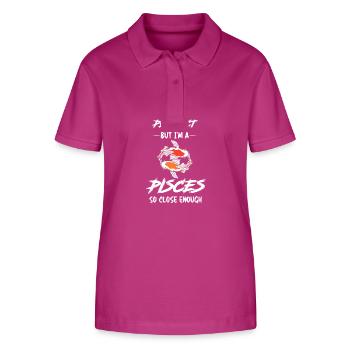 Sternzeichen Fische - Stanley/Stella Frauen Bio-Poloshirt ELLISER - Orchidee - Vorne - Luana (180cm)