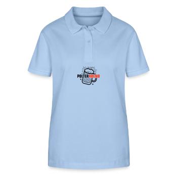 Polterabend Bier - Stanley/Stella Frauen Bio-Poloshirt ELLISER - sky Blue - Vorne - Luana (180cm)