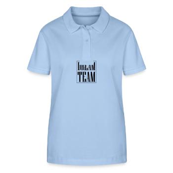 Dream Team - Stanley/Stella Frauen Bio-Poloshirt ELLISER - sky Blue - Vorne - Luana (180cm)
