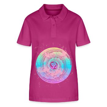 Om-Symbol Om-Zeichen, Mandala-Om, Yoga-Yogi - Stanley/Stella Frauen Bio-Poloshirt ELLISER - Orchidee - Vorne - Luana (180cm)