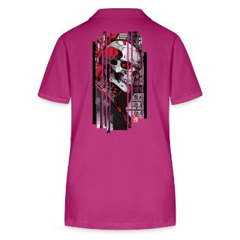 Cyborg skull kanji - Stanley/Stella Women’s Organic Polo Shirt ELLISER - orchid Flower - Back - Luana (180cm)