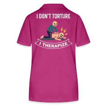 Physiotherapy I don't torture I treat - Stanley/Stella Women’s Organic Polo Shirt ELLISER - orchid Flower - Back - Luana (180cm)