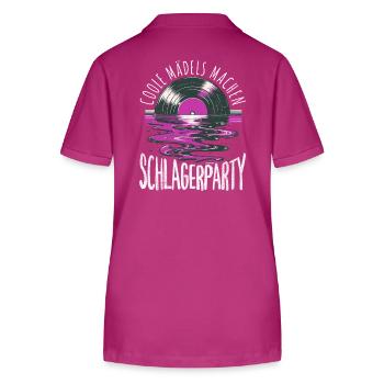 Cool girls make Schlager party concert Schlager - Stanley/Stella Women’s Organic Polo Shirt ELLISER - orchid Flower - Back - Luana (180cm)