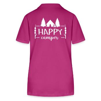 Camping Tents "Camping Season" Outdoor Campfire - Stanley/Stella Women’s Organic Polo Shirt ELLISER - orchid Flower - Back - Luana (180cm)
