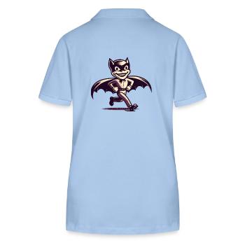Lustige Halloween Party Gruseliger Spuk - Stanley/Stella Frauen Bio-Poloshirt ELLISER - sky Blue - Hinten - Luana (180cm)