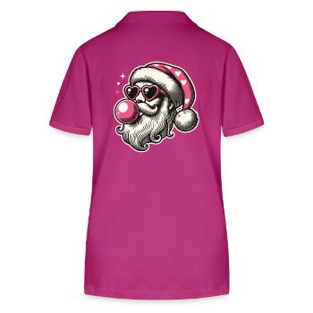 Coole Sigma Santa Weihnachtsfreude - Stanley/Stella Frauen Bio-Poloshirt ELLISER - Orchidee - Hinten - Luana (180cm)