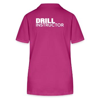 Ausbilder "drill-instructor" Coach - Stanley/Stella Frauen Bio-Poloshirt ELLISER - Orchidee - Hinten - Luana (180cm)