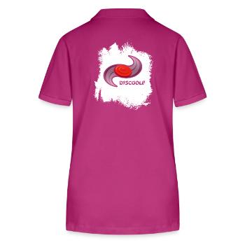 Frisbee Ultimate Frisbee DiscGolf Frisbee - Polo bio ELLISER Stanley/Stella Femme - mauve orchidée - Dos - Luana (180cm)