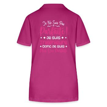 A more than perfect engineer, a dream job - Stanley/Stella Women’s Organic Polo Shirt ELLISER - orchid Flower - Back - Luana (180cm)
