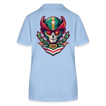 Luchador: Le super-héros de lutte mexicain - Polo bio ELLISER Stanley/Stella Femme - bleu ciel - Dos - Luana (180cm)
