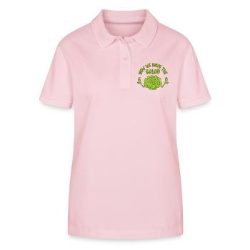 60 Now we have the salad - Geschenk 60. Geburtstag - Stanley/Stella Frauen Bio-Poloshirt ELLISER - Hellrosa - Vorne - Luana (180cm)