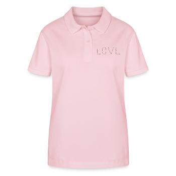 LOVE - Stanley/Stella Frauen Bio-Poloshirt ELLISER - Hellrosa - Vorne - Luana (180cm)