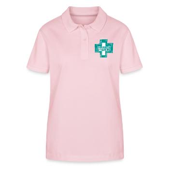 Hygiene Symbol Apotheke sauber putzen Putzteufel - Stanley/Stella Frauen Bio-Poloshirt ELLISER - Hellrosa - Vorne - Luana (180cm)