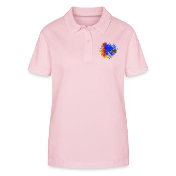 "ExON" by Acryl Gallery & Design - Stanley/Stella Women’s Organic Polo Shirt ELLISER - cotton pink - Front - Luana (180cm)