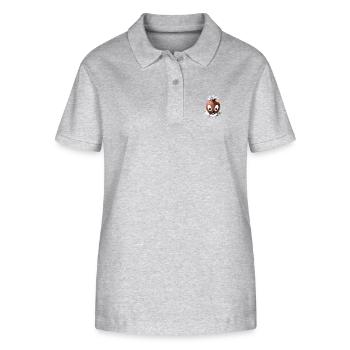 Pittiplatsch 3D - Stanley/Stella Women’s Organic Polo Shirt ELLISER - heather grey - Front - Anna (173cm)
