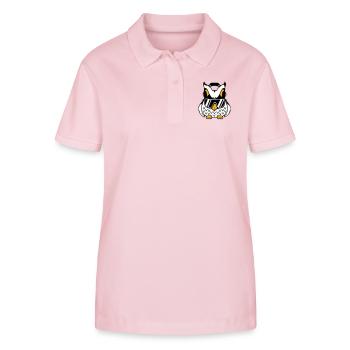 Eule Kopfhörer Sonnenbrille Cool Musik hören Party - Stanley/Stella Frauen Bio-Poloshirt ELLISER - Hellrosa - Vorne - Luana (180cm)