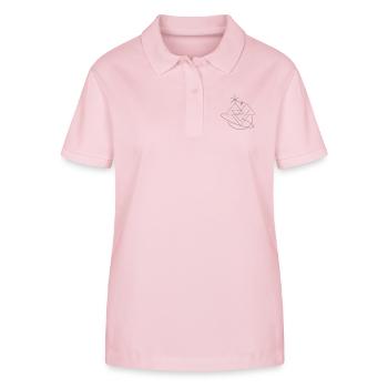 Natural material cycle - Stanley/Stella Women’s Organic Polo Shirt ELLISER - cotton pink - Front - Luana (180cm)