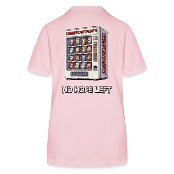 No Hope Left –Nur Entäuschungen im Automaten - Stanley/Stella Frauen Bio-Poloshirt ELLISER - Hellrosa - Hinten - Luana (180cm)