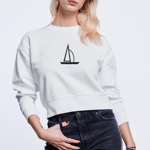 Segelboot - Stanley/Stella Cropped Frauen Bio-Sweatshirt CROPSTER