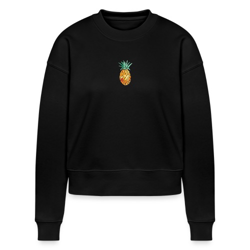 pinety logo print - Stanley/Stella cropped CROPSTER økologisk sweatshirt til damer