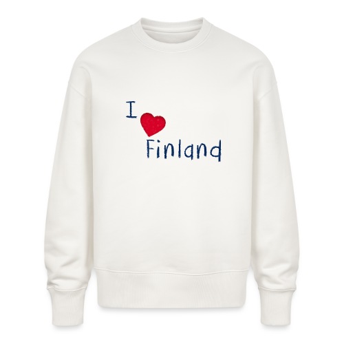 I Love Finland - Stanley/Stella RADDER unisex oversize luomucollege