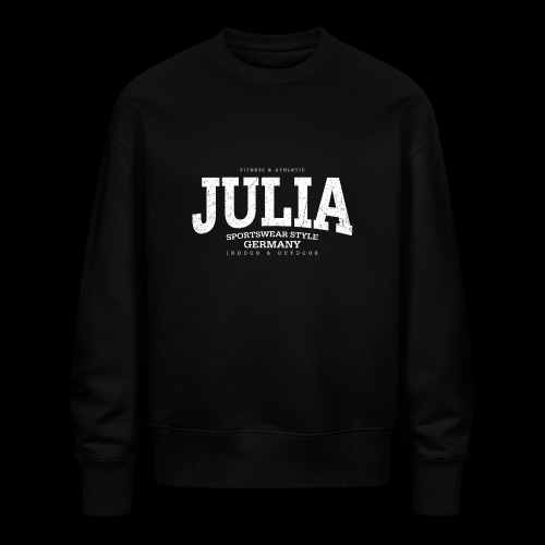 Julia (white oldstyle) - Stanley/Stella Unisex Oversize Bio Pullover RADDER