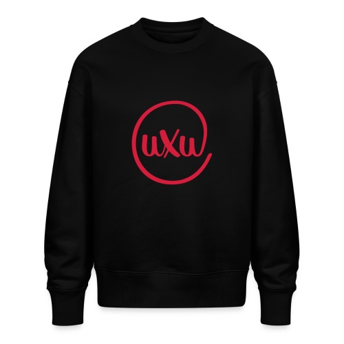 UXU logo round - Stanley/Stella RADDER Unisex Oversize Organic Sweatshirt