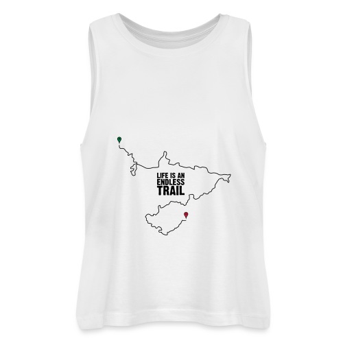 T-Shirt Life is an endlessTrail - Stanley/Stella Frauen Cropped Bio Tank Top DANCER