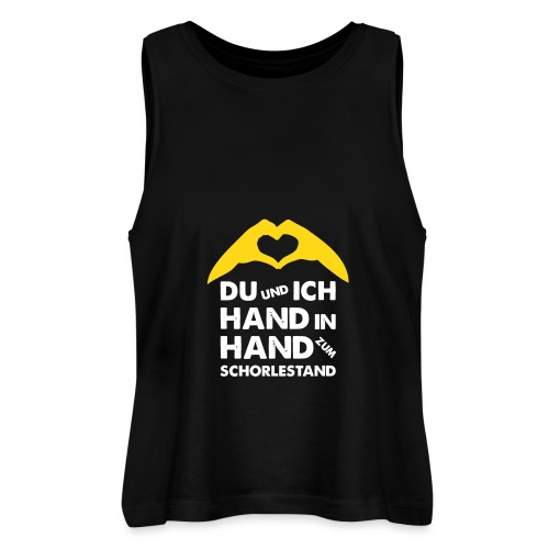 Hand in Hand zum Schorlestand / Gruppenshirt - Stanley/Stella Frauen Cropped Bio Tank Top DANCER