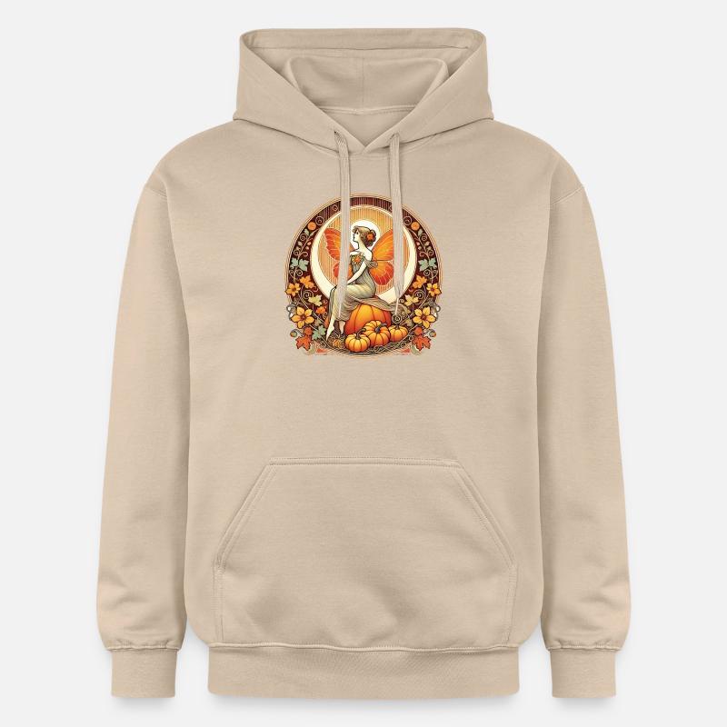 Fée d’automne - Sweat à capuche Softstyle® Gildan Unisexe - jaune sable