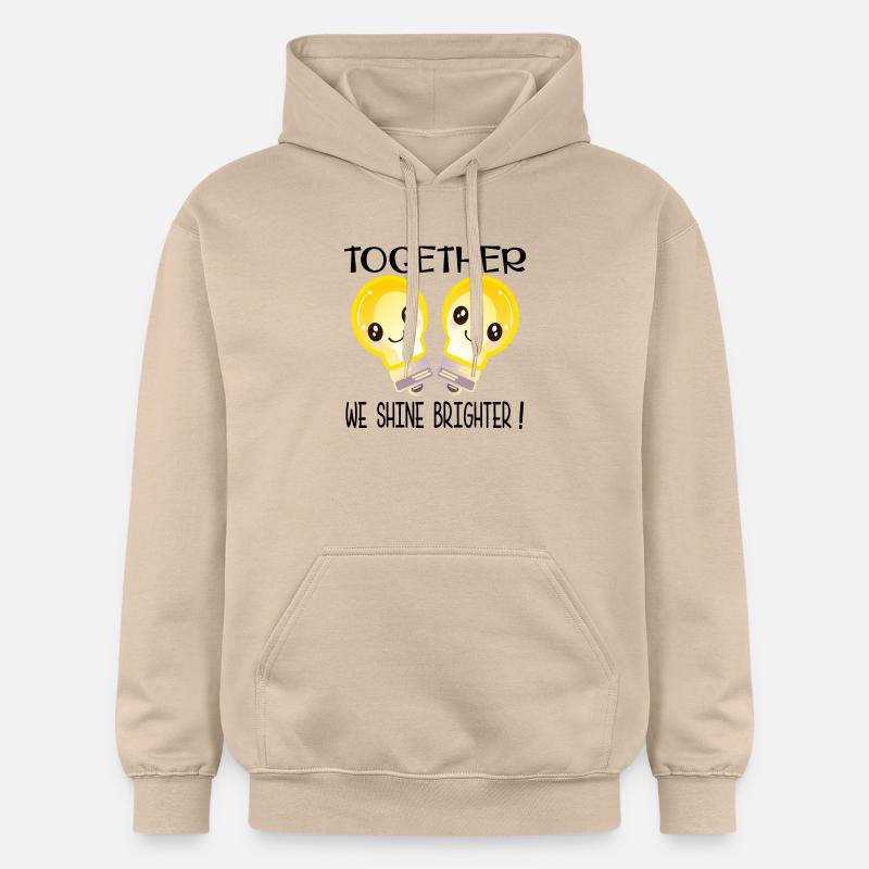 RÉUSSIR ENSEMBLE - Sweat à capuche Softstyle® Gildan Unisexe - jaune sable
