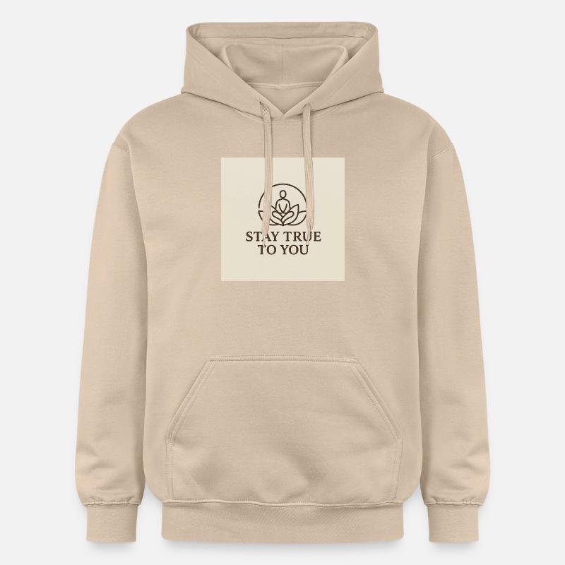 Pleine conscience et équilibre intérieur - Sweat à capuche Softstyle® Gildan Unisexe - jaune sable