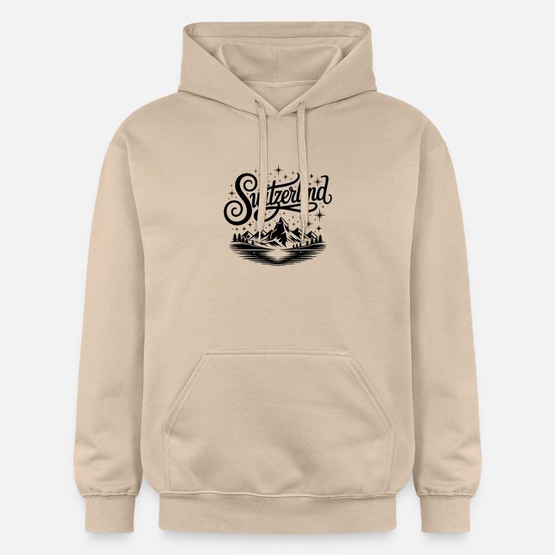 Suisse - Conception de souvenirs - Sweat à capuche Softstyle® Gildan Unisexe - jaune sable